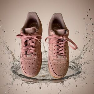NEW! AIR FORCE 1 SUEDE Women's Pink Sneakers